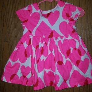 Childrens Place Valentine's Dress 6/9 month